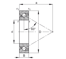 ǽ|S BSB040072-2RS-T, 򣬽| a = 60ƹɂ(c)ܷ