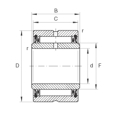 LS NA4906-2RSR, ߴϵ 49ɂ(c)ܷ