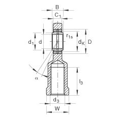 US GIR60-DO-2RS, (j) DIN ISO 12 240-4 ˜(ni)ݼySoɂ(c)ܷ