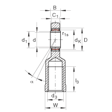 US GIL60-UK-2RS, (j) DIN ISO 12 240-4 ˜ʣݼySoɂȴܷ