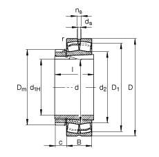 {(dio)ĝLS 23030-E1A-K-M + H3030, (j) DIN 635-2 (bio)(zhn)Ҫߴ, F׺;o