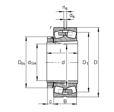 {ĝLS 23252-B-K-MB + H2352X, (j) DIN 635-2 ˜ʵҪߴ, F׺;o